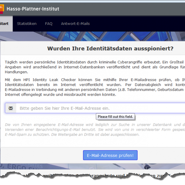Identitätsdaten ausspioniert