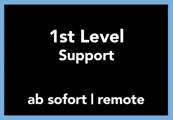 First Level IT Support