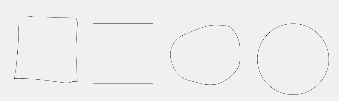 Whiteboard Freihandformen verbessern