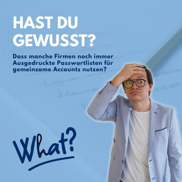 Passwortlisten statt Passwortmanager