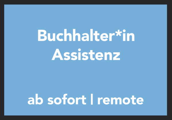 Buchhaltung Assistenz