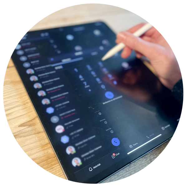 iPad für Teams Telefonie